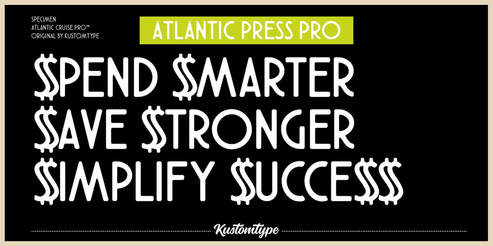 Atlantic Press Pro font