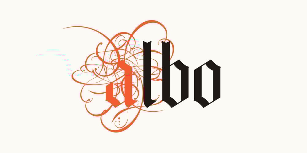 Albo font