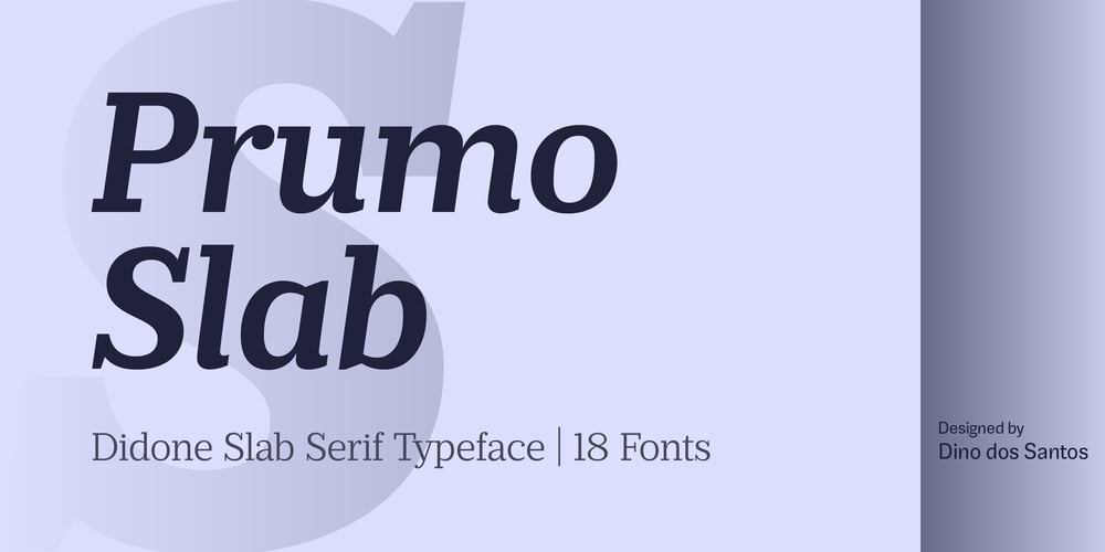 Prumo Slab font