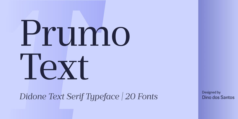 Prumo Text font