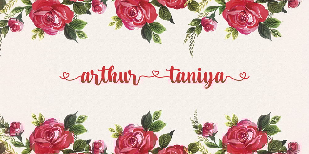 Arthur Taniya font