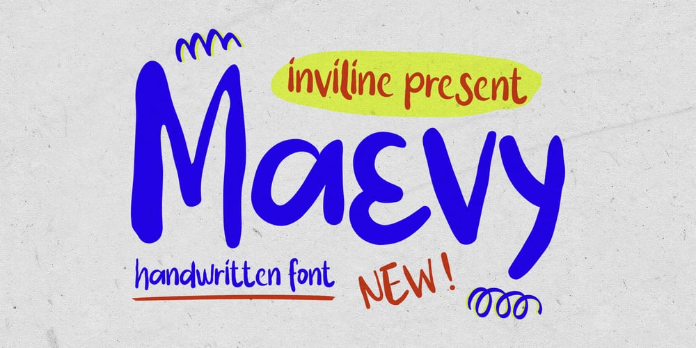 Maevy font