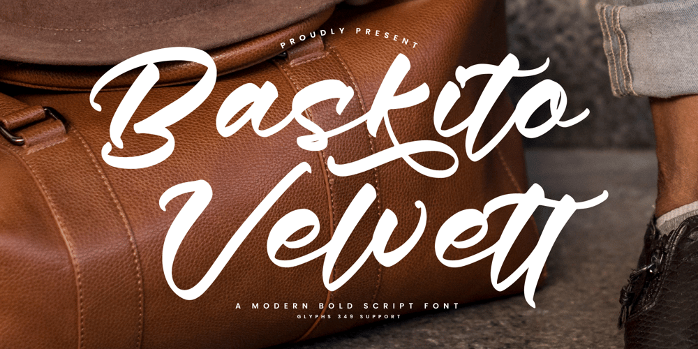 Baskito Velvett font