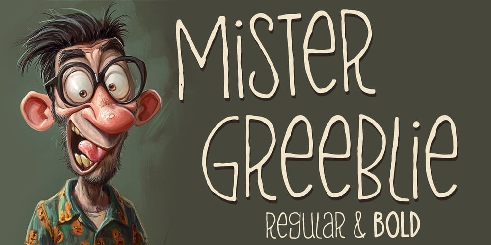Mister Greeblie font