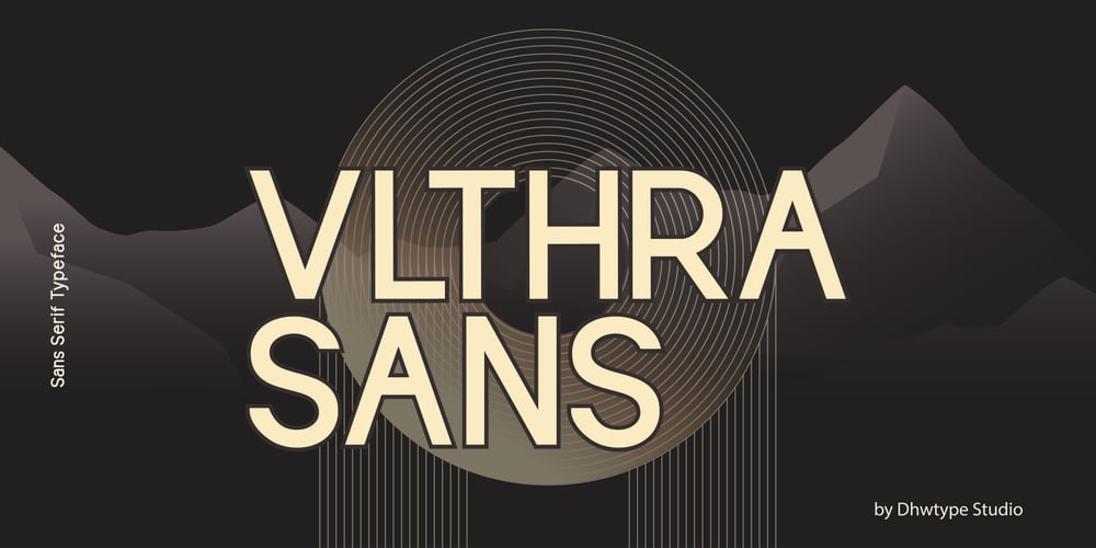 Vlthra Sans font