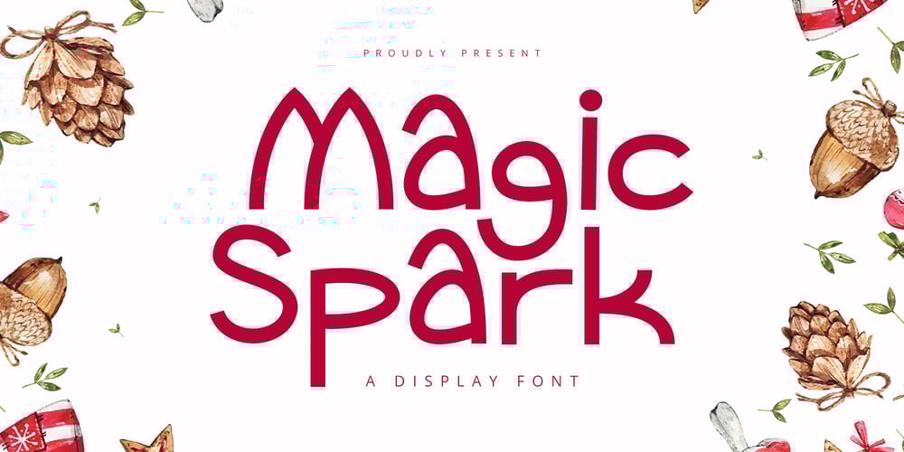 Magic Spark font