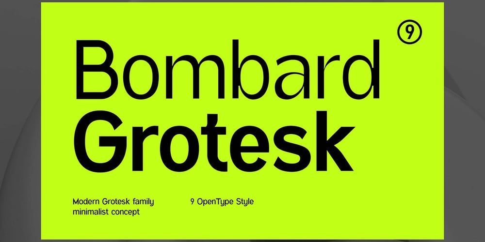 Bombard Grotesk font