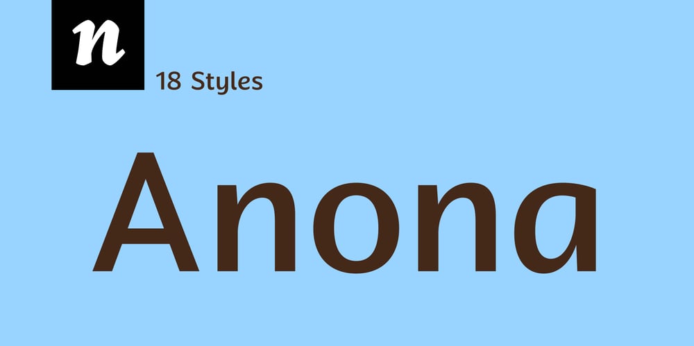 Anona font