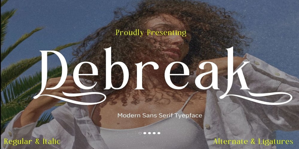 Debreak font