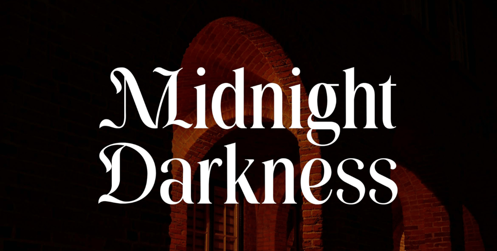 Midnight Darkness font