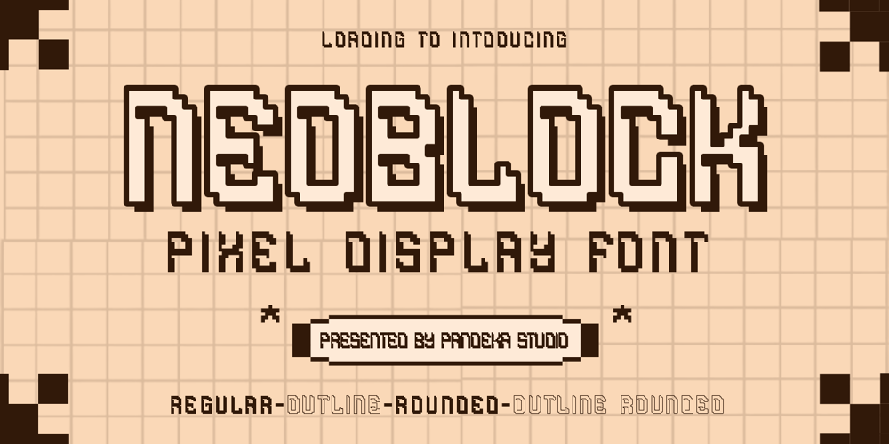Neoblock font