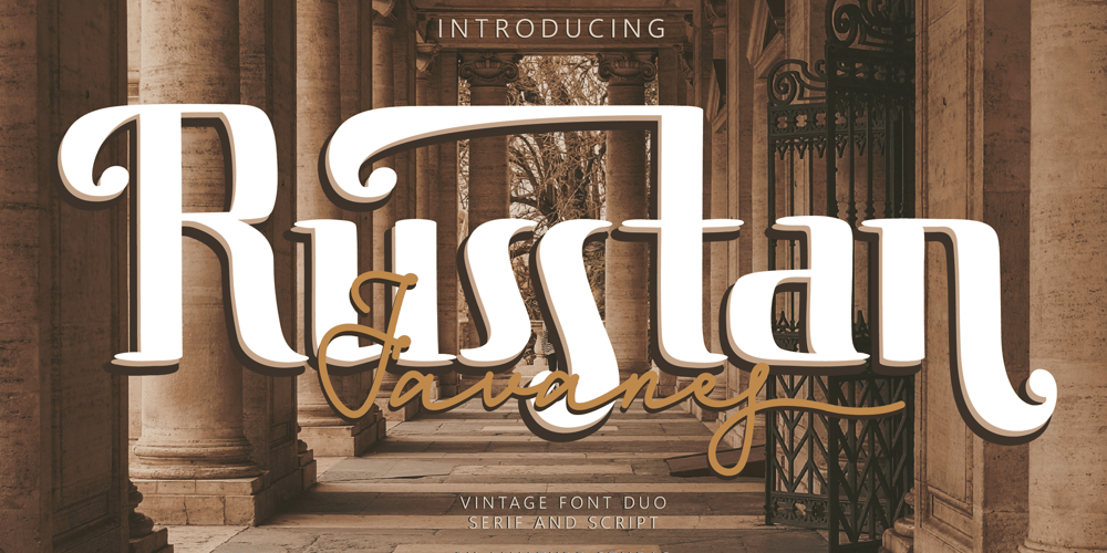 Russtan Javenes font