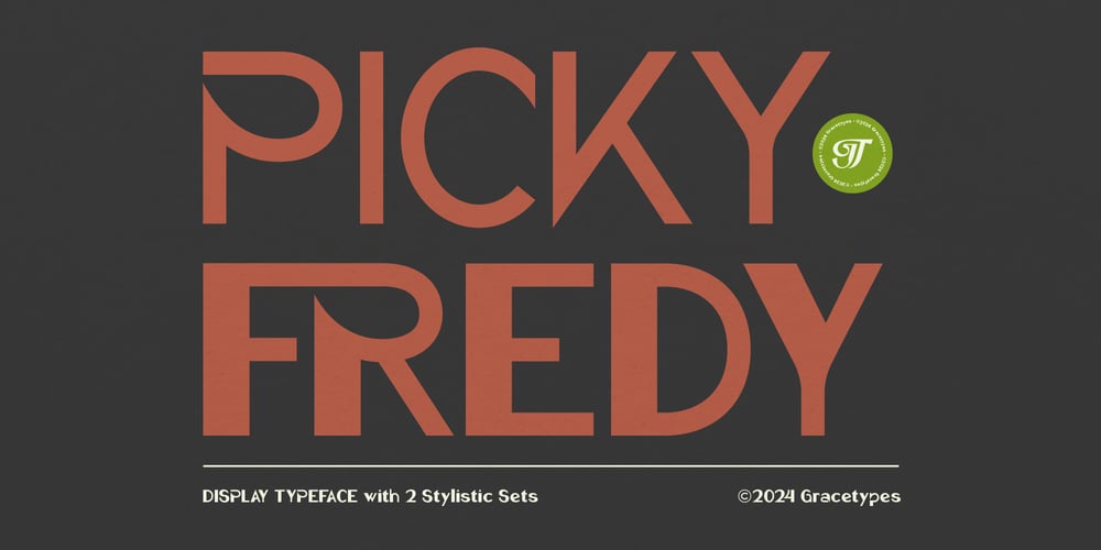 Picky Fredy font