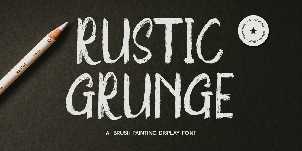 CF Rustic Grunge font