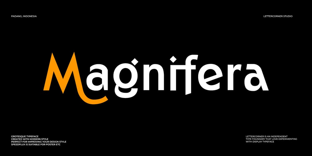 Magnifera font