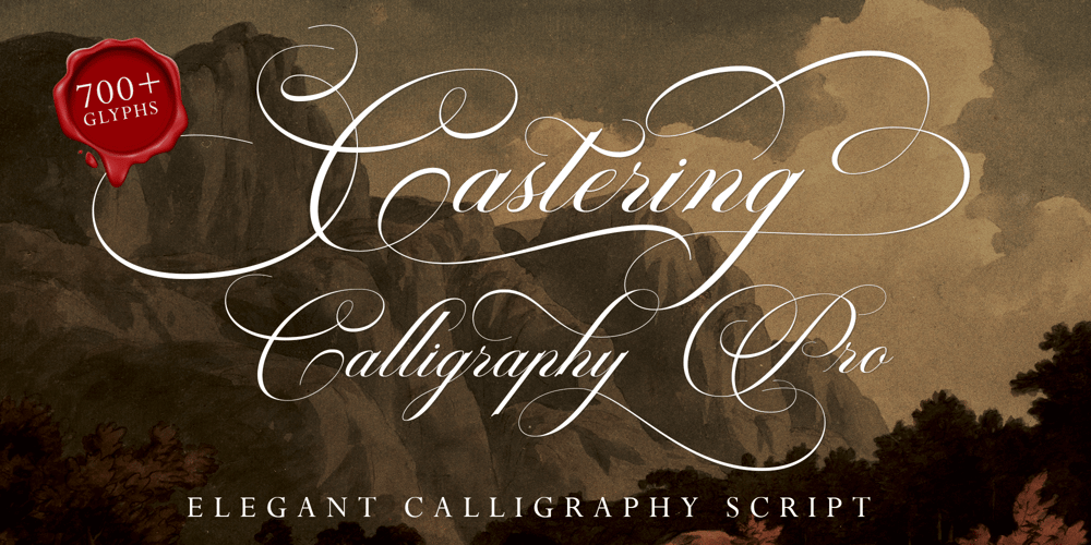 Castering font