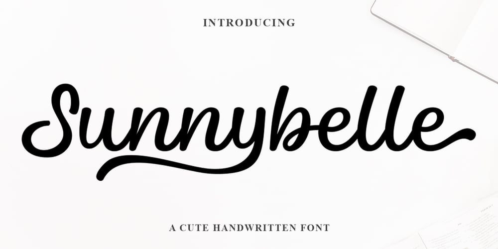 Sunnybelle font