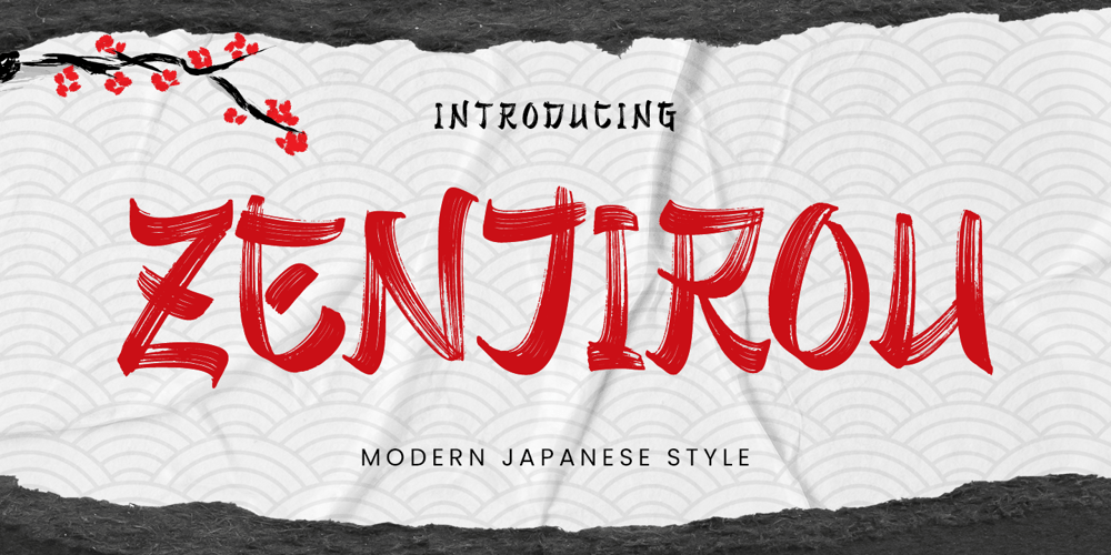 Zenjirou font