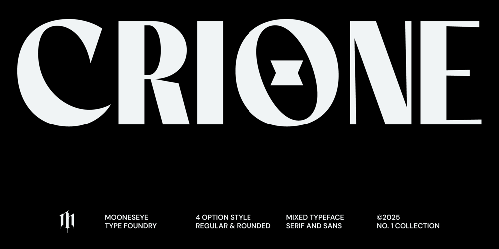 Crione Mixed font