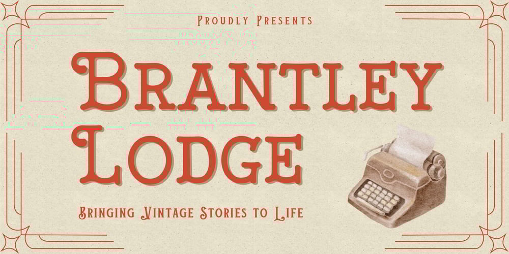 Brantley Lodge font