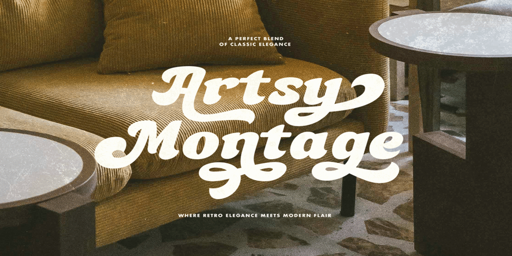 Artsy Montage font