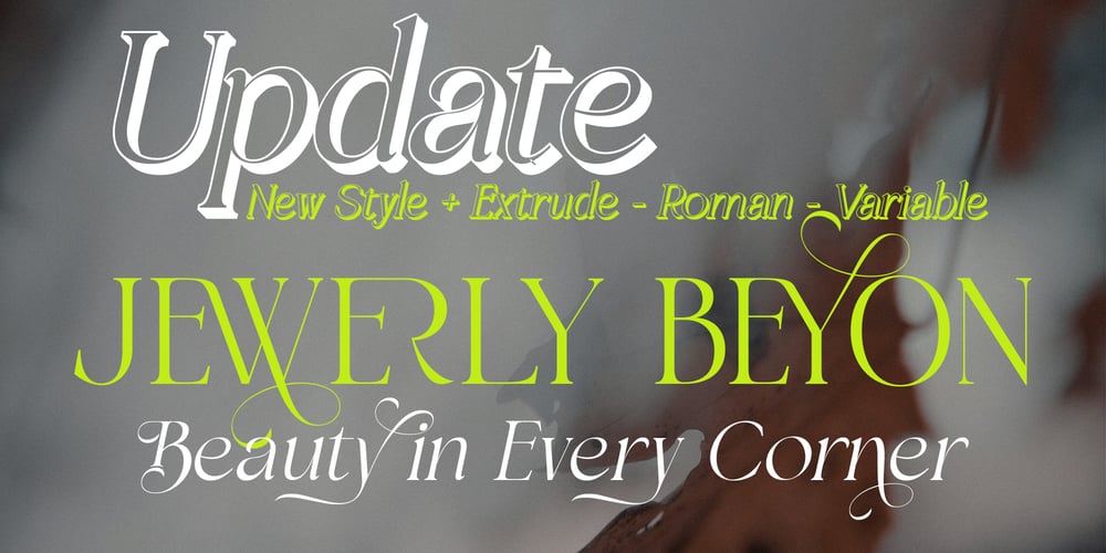 Jewerly Beyon font