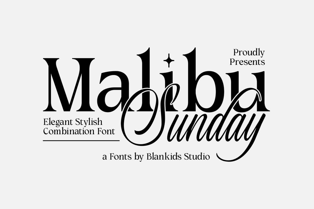 Malibu Sunday font