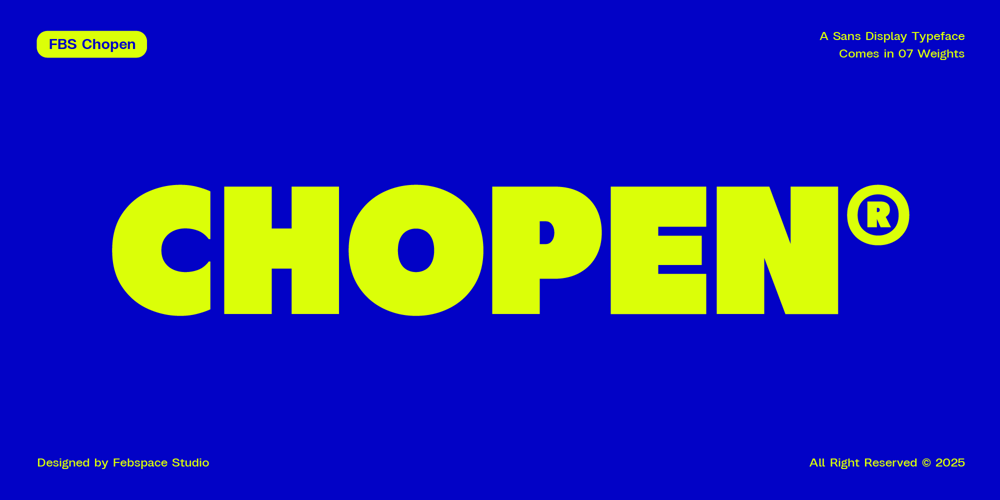 FBS Chopen font