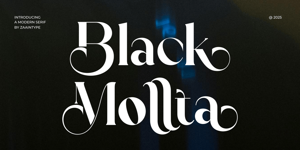 Black Mollta font