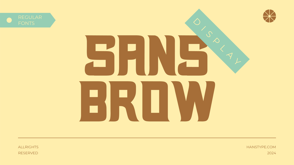 Sansbrow font