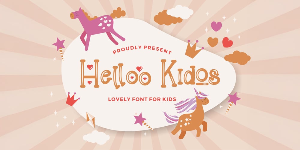 Helloo Kidos font