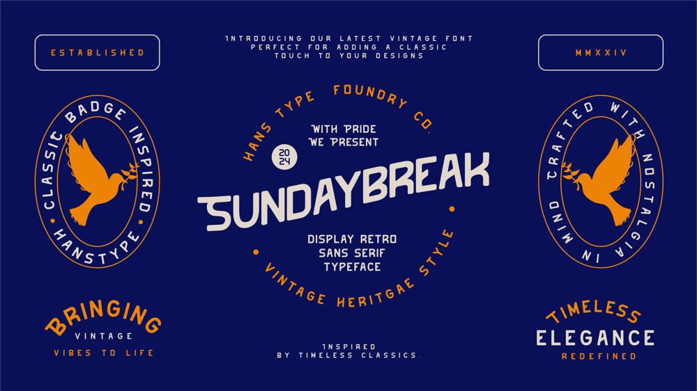 Sundaybreak font