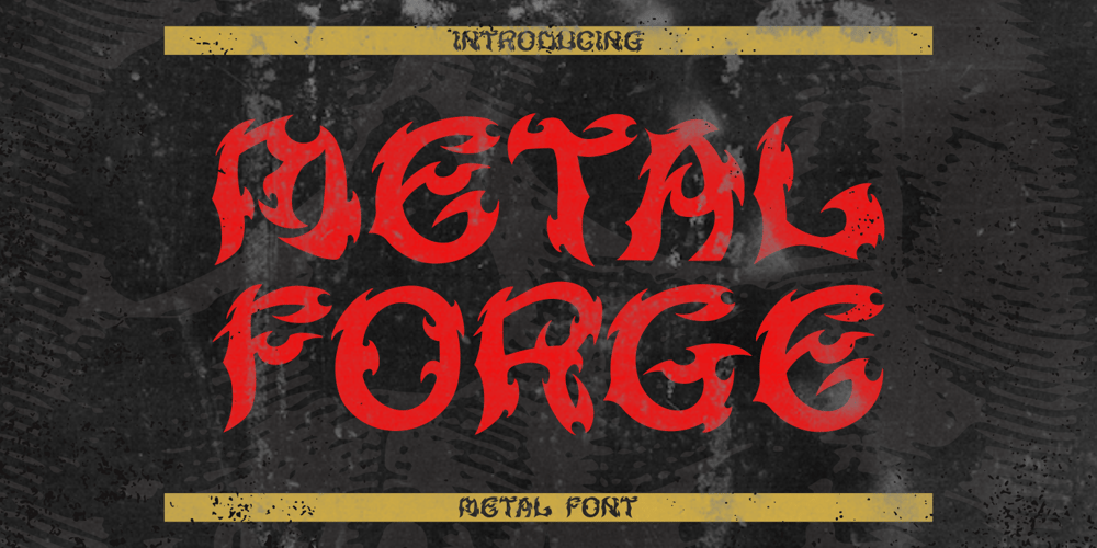 Metal Forge font