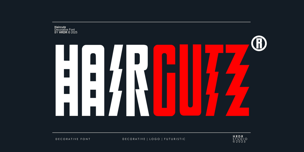 Haircutz font