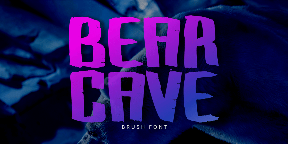 Bear Cave font