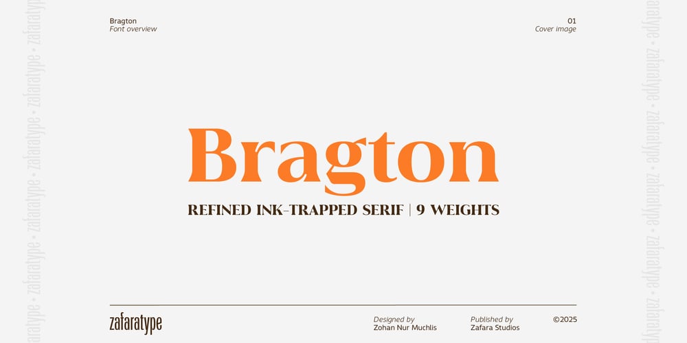 Bragton font