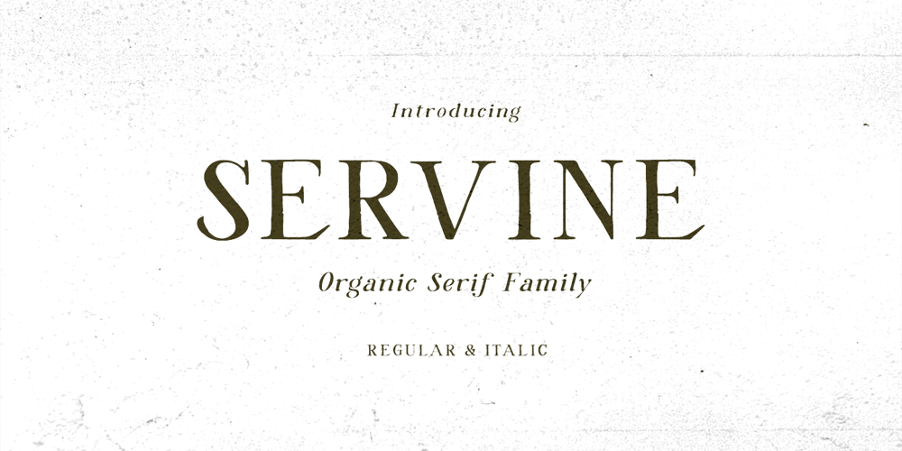 Servine font