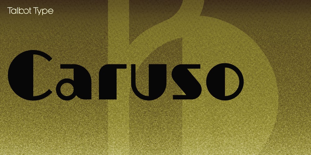 Caruso font