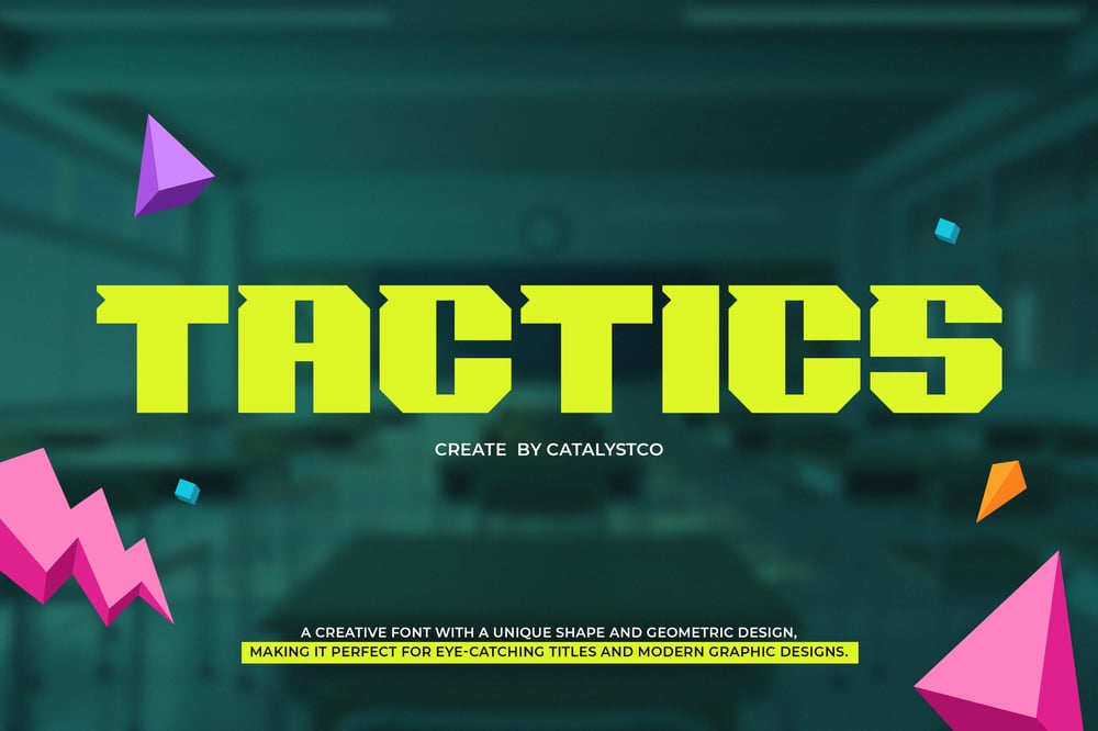 Tactics font