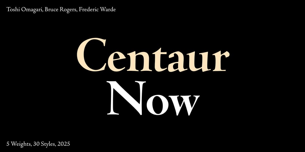 Centaur Now font