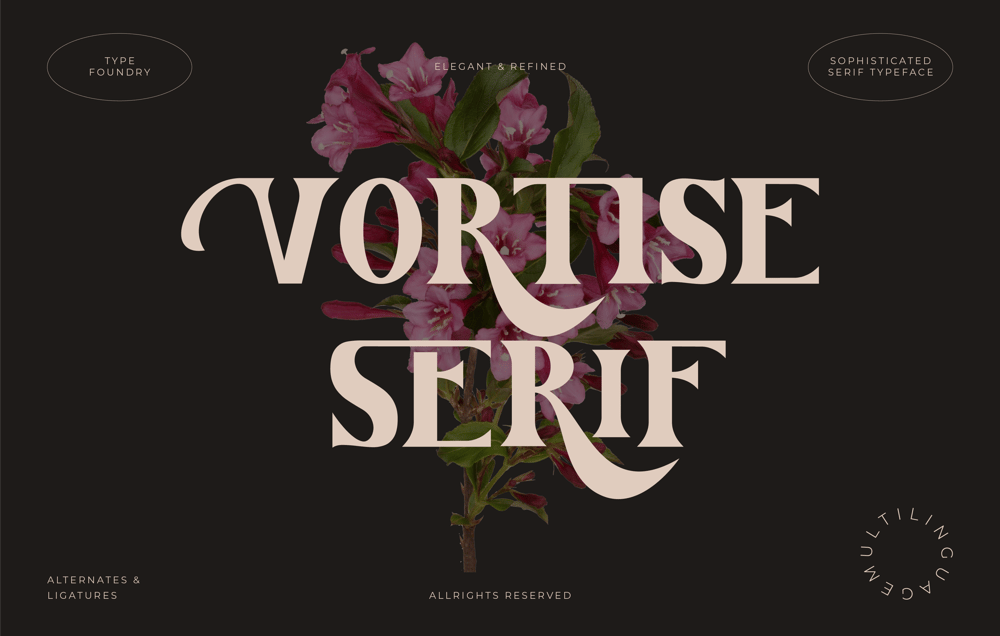 Vortise font