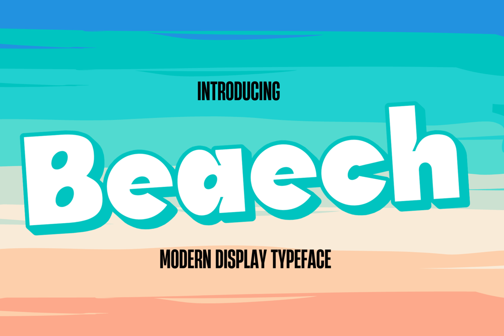 Beaech font