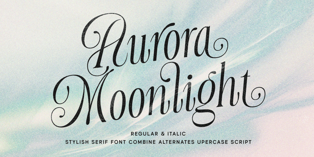 Aurora Moonlight font