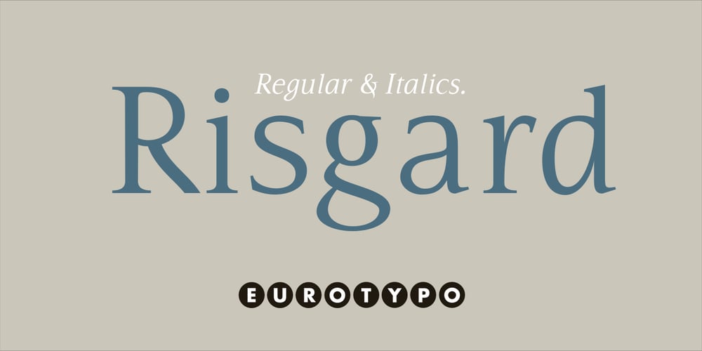 Risgard font