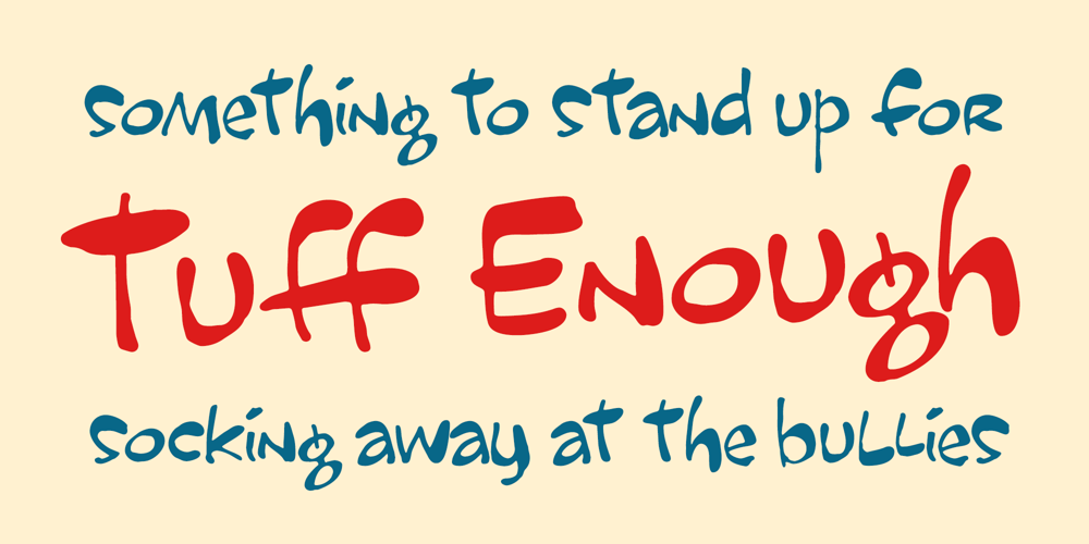 Tuff Enough PB font