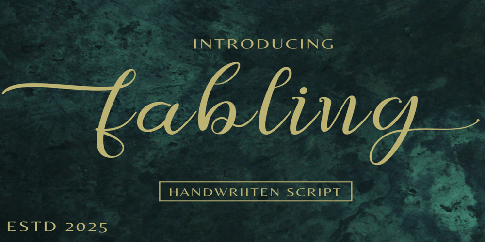 Fabling font