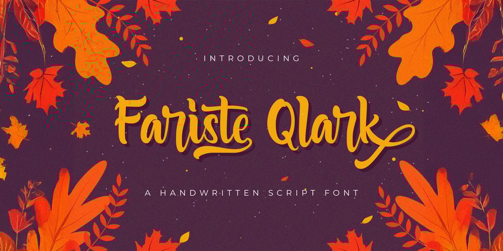 Fariste Qlark font