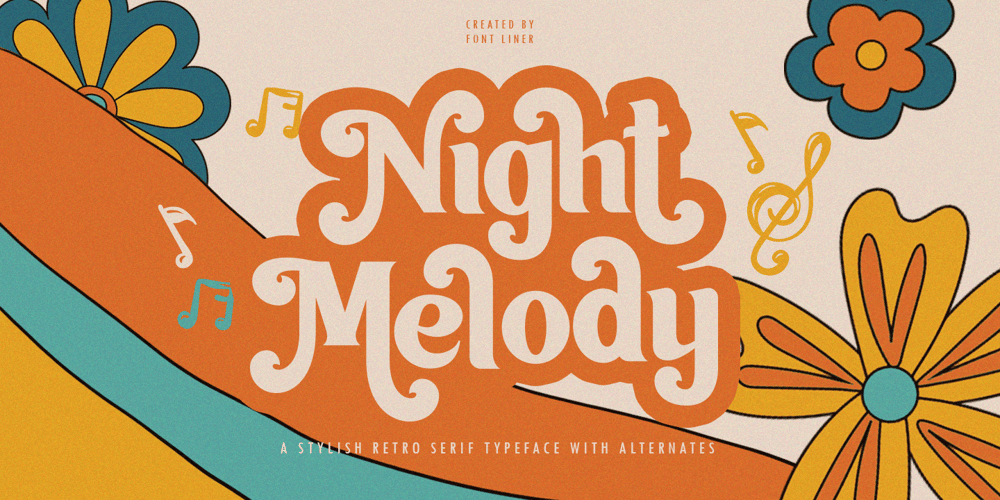 Night Melody font
