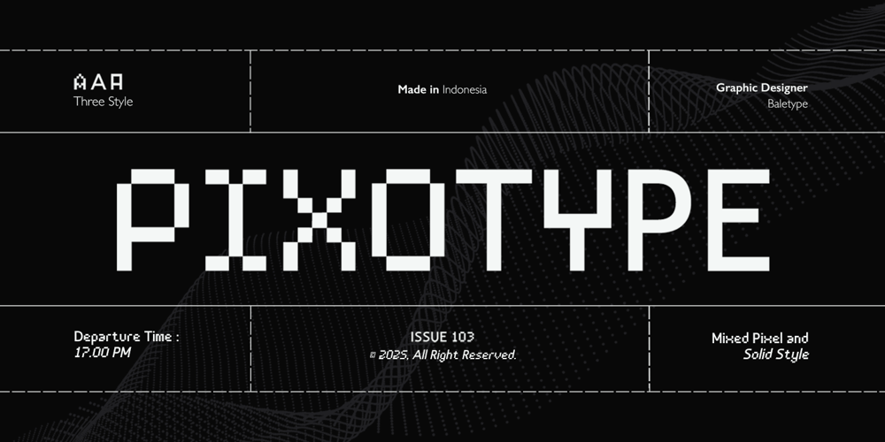 Pixo Type font
