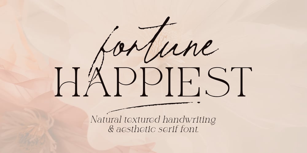 Fortune Happiest font